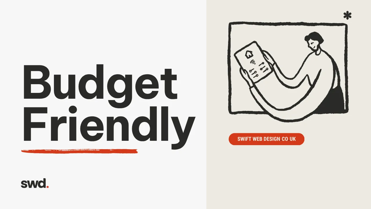 Small business branding shown as a simple, consistent logo, colour palette and typography set