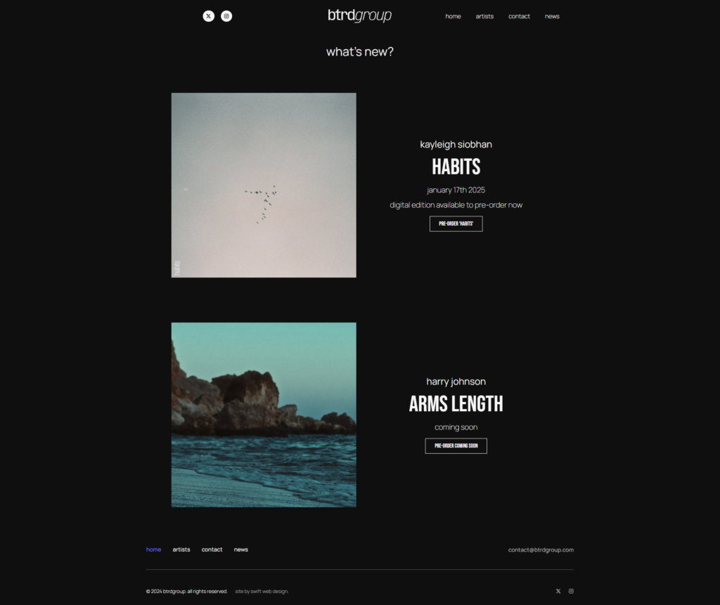 Portfolio - swift web design