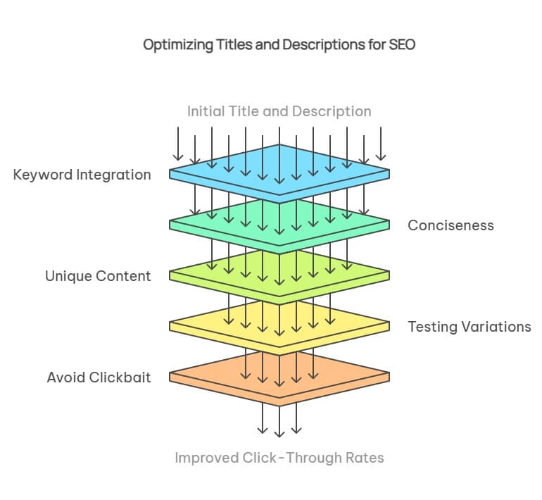 A diagram of on-page seo